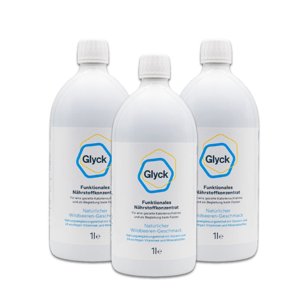 Glyck Nährstoffkonzentrat – funktionales Getränk zur Unterstützung des Fastenstoffwechsels