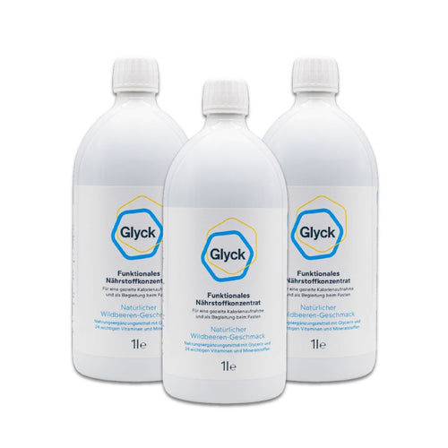 Glyck Nährstoffkonzentrat – funktionales Getränk zur Unterstützung des Fastenstoffwechsels